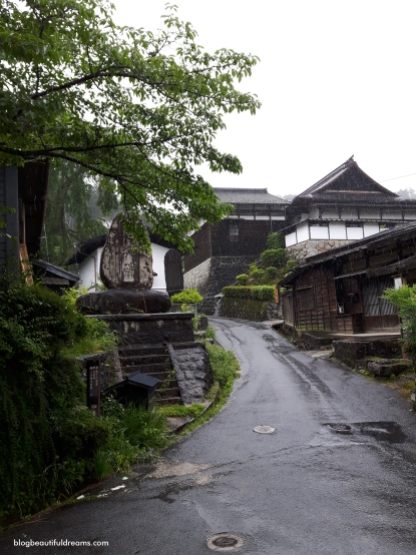 Tsumago - Nem o dia de chuva estragou esta bela paisagem